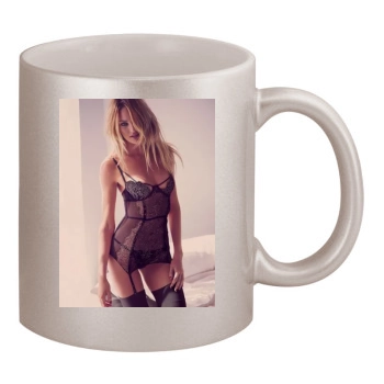 Candice Swanepoel 11oz Metallic Silver Mug