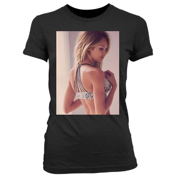 Candice Swanepoel Women's Junior Cut Crewneck T-Shirt