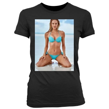 Candice Swanepoel Women's Junior Cut Crewneck T-Shirt