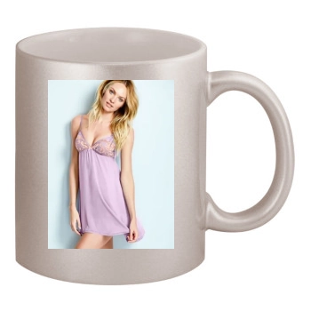 Candice Swanepoel 11oz Metallic Silver Mug