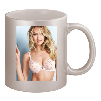 Candice Swanepoel 11oz Metallic Silver Mug