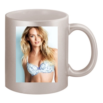 Candice Swanepoel 11oz Metallic Silver Mug