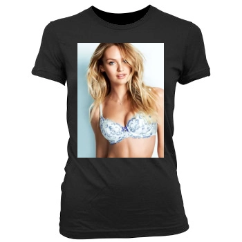 Candice Swanepoel Women's Junior Cut Crewneck T-Shirt