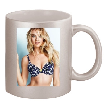 Candice Swanepoel 11oz Metallic Silver Mug