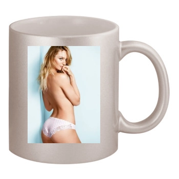 Candice Swanepoel 11oz Metallic Silver Mug