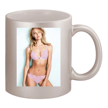 Candice Swanepoel 11oz Metallic Silver Mug