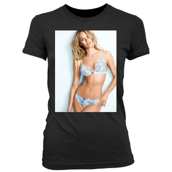 Candice Swanepoel Women's Junior Cut Crewneck T-Shirt