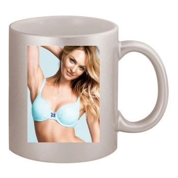 Candice Swanepoel 11oz Metallic Silver Mug