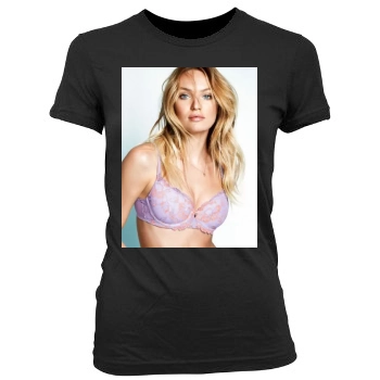 Candice Swanepoel Women's Junior Cut Crewneck T-Shirt