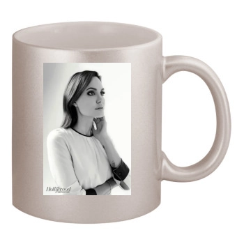 Angelina Jolie 11oz Metallic Silver Mug