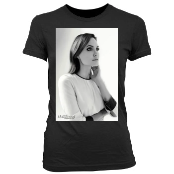 Angelina Jolie Women's Junior Cut Crewneck T-Shirt