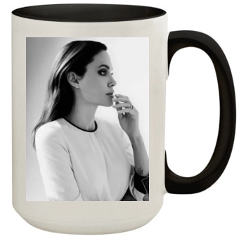 Angelina Jolie 15oz Colored Inner & Handle Mug