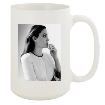 Angelina Jolie 15oz White Mug