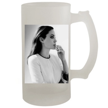 Angelina Jolie 16oz Frosted Beer Stein