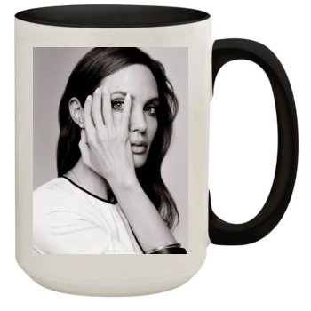 Angelina Jolie 15oz Colored Inner & Handle Mug