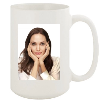 Angelina Jolie 15oz White Mug