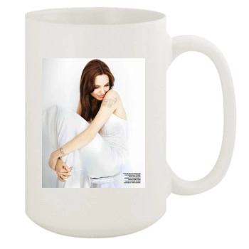 Angelina Jolie 15oz White Mug