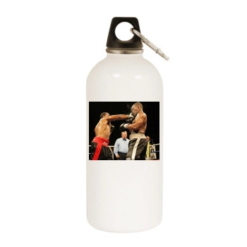 Eddie Chambers White Water Bottle With Carabiner