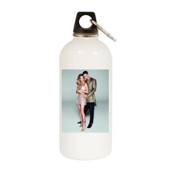 Bar Refaeli White Water Bottle With Carabiner