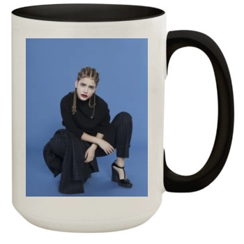 Barbara Palvin 15oz Colored Inner & Handle Mug