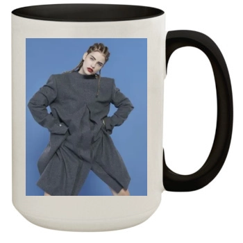 Barbara Palvin 15oz Colored Inner & Handle Mug