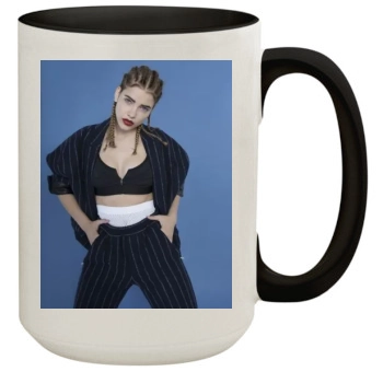 Barbara Palvin 15oz Colored Inner & Handle Mug