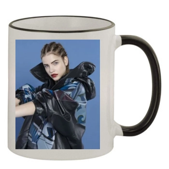 Barbara Palvin 11oz Colored Rim & Handle Mug