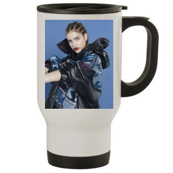 Barbara Palvin Stainless Steel Travel Mug