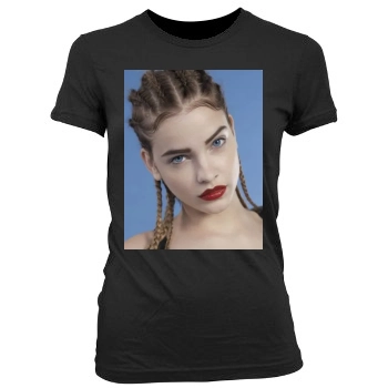 Barbara Palvin Women's Junior Cut Crewneck T-Shirt