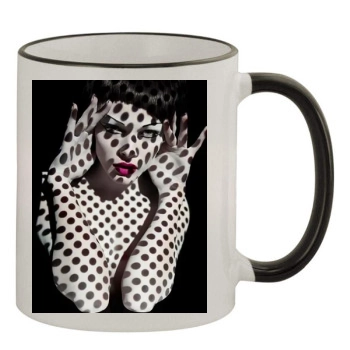 Edita Vilkeviciute 11oz Colored Rim & Handle Mug