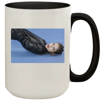 Barbara Palvin 15oz Colored Inner & Handle Mug