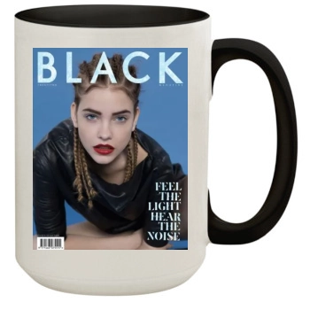 Barbara Palvin 15oz Colored Inner & Handle Mug