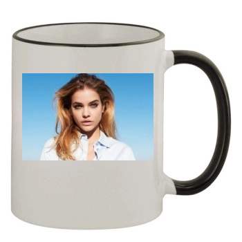 Barbara Palvin 11oz Colored Rim & Handle Mug