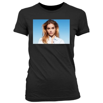 Barbara Palvin Women's Junior Cut Crewneck T-Shirt