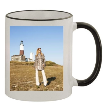 Barbara Palvin 11oz Colored Rim & Handle Mug