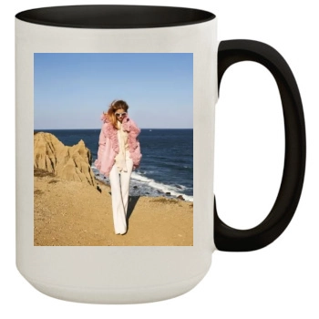 Barbara Palvin 15oz Colored Inner & Handle Mug