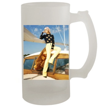 Barbara Palvin 16oz Frosted Beer Stein