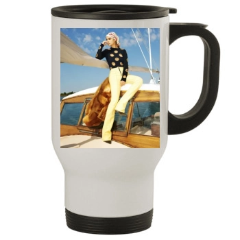 Barbara Palvin Stainless Steel Travel Mug