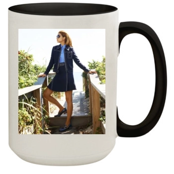 Barbara Palvin 15oz Colored Inner & Handle Mug