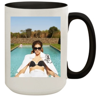 Barbara Palvin 15oz Colored Inner & Handle Mug