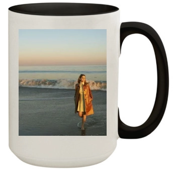 Barbara Palvin 15oz Colored Inner & Handle Mug