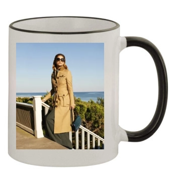 Barbara Palvin 11oz Colored Rim & Handle Mug