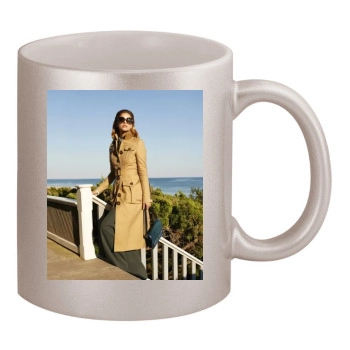 Barbara Palvin 11oz Metallic Silver Mug