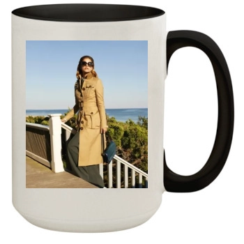 Barbara Palvin 15oz Colored Inner & Handle Mug