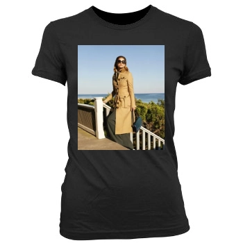 Barbara Palvin Women's Junior Cut Crewneck T-Shirt