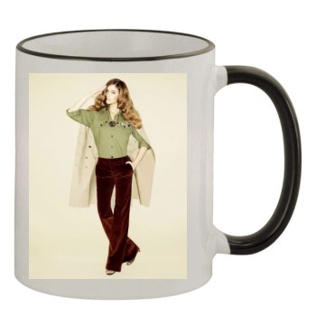 Barbara Palvin 11oz Colored Rim & Handle Mug