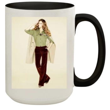 Barbara Palvin 15oz Colored Inner & Handle Mug