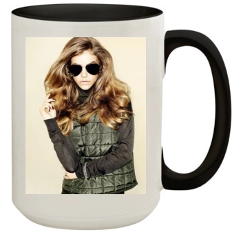 Barbara Palvin 15oz Colored Inner & Handle Mug