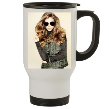 Barbara Palvin Stainless Steel Travel Mug