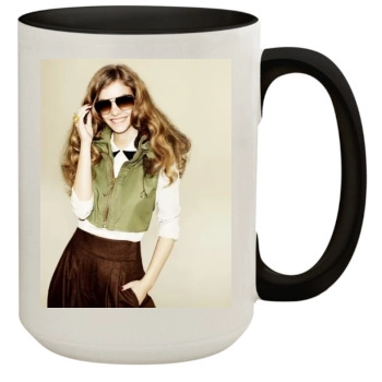 Barbara Palvin 15oz Colored Inner & Handle Mug